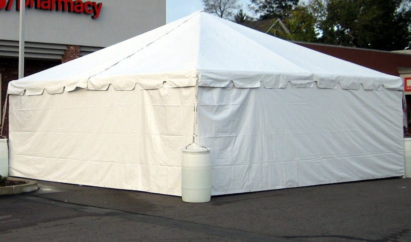 Tent Sidewall (Solid White)