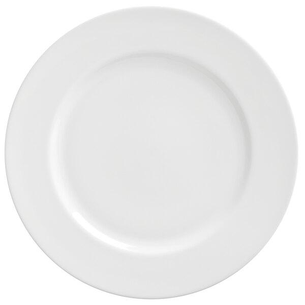 White Round Salad Plate