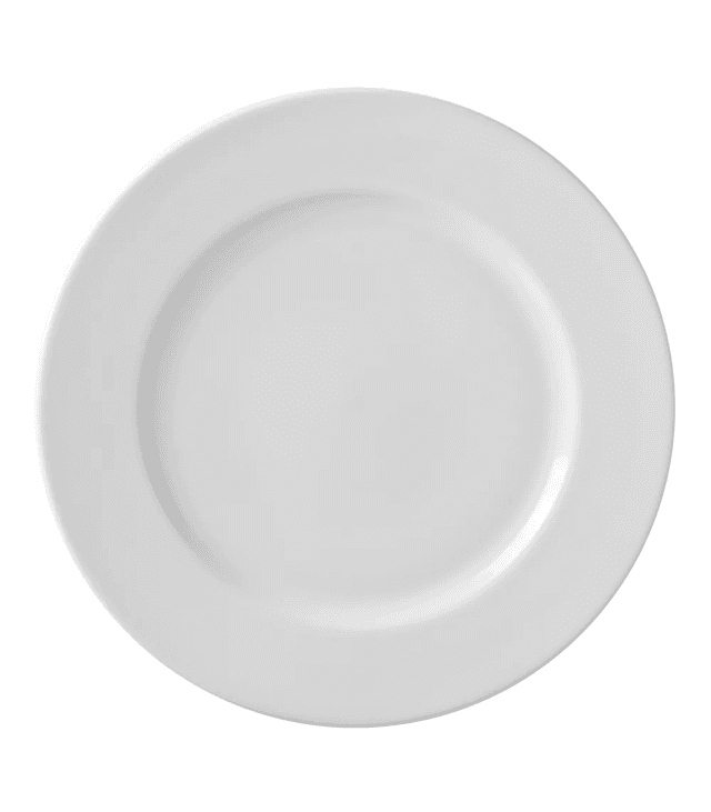 Round Dinner Plate - White