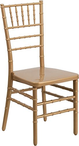 Chiavari Chair (Gold) (Delivery only)