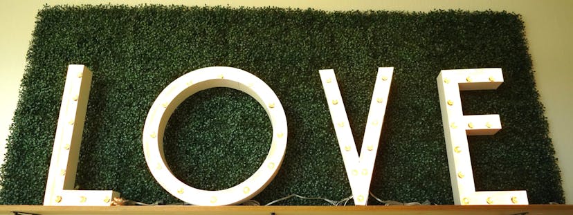 Marquee "LOVE" Sign