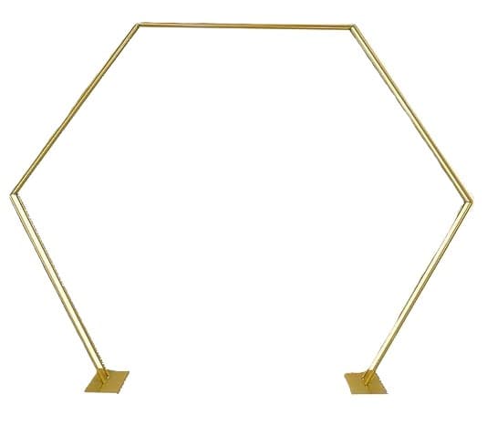 Metal Hexagon Arch (Delivery Only)