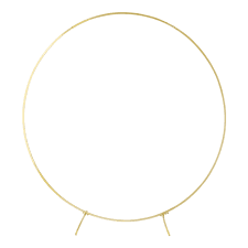 Metal Circle Arch (Gold)