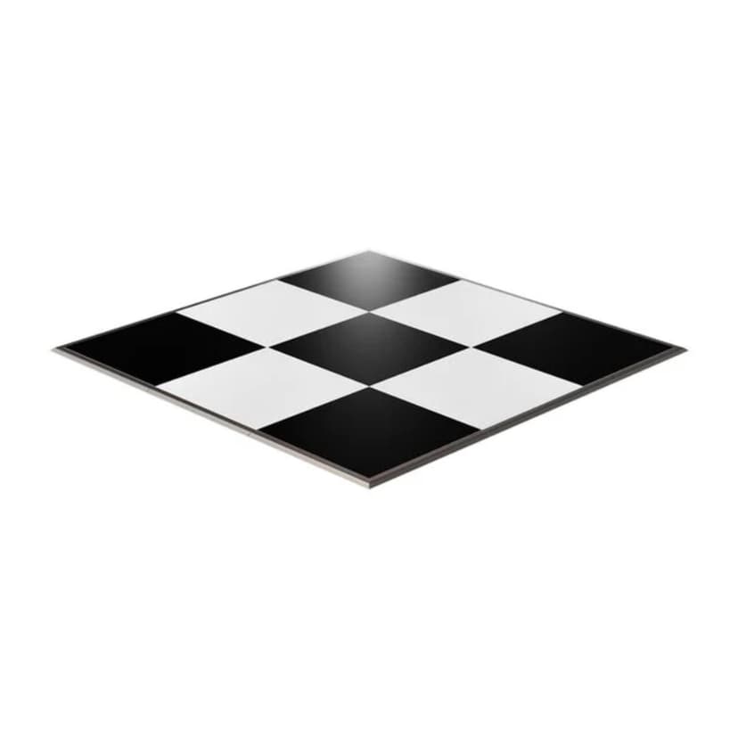 3x3 Sections: Dance Floor- Checkered  (Solid Surface and Delivery only)