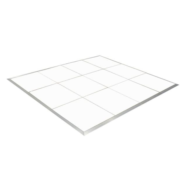 Rentable dance floor - with a white tile like appearance