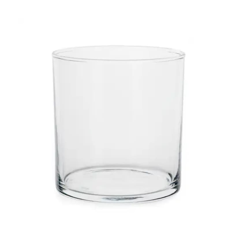 Clear Glass Candle Holder