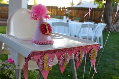 Pink & Gold 1st Birthday Party