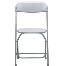 White Plastic/Metal Folding