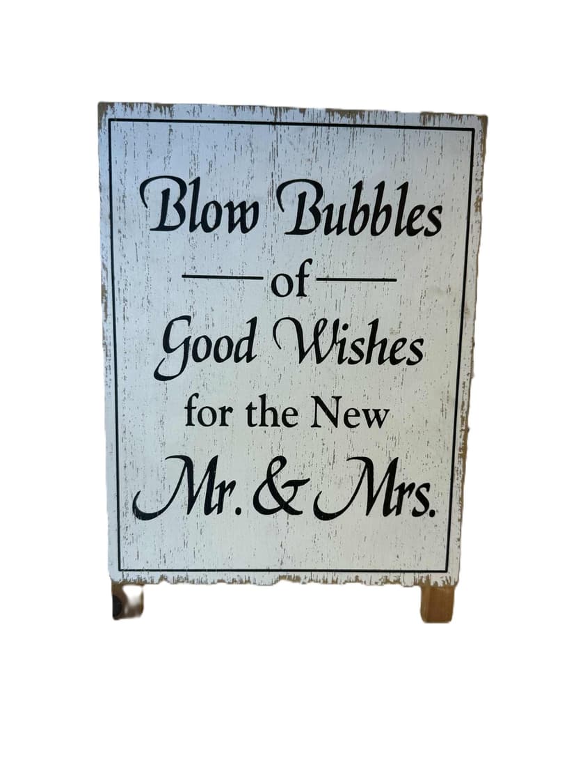 Wedding Exit Sign
