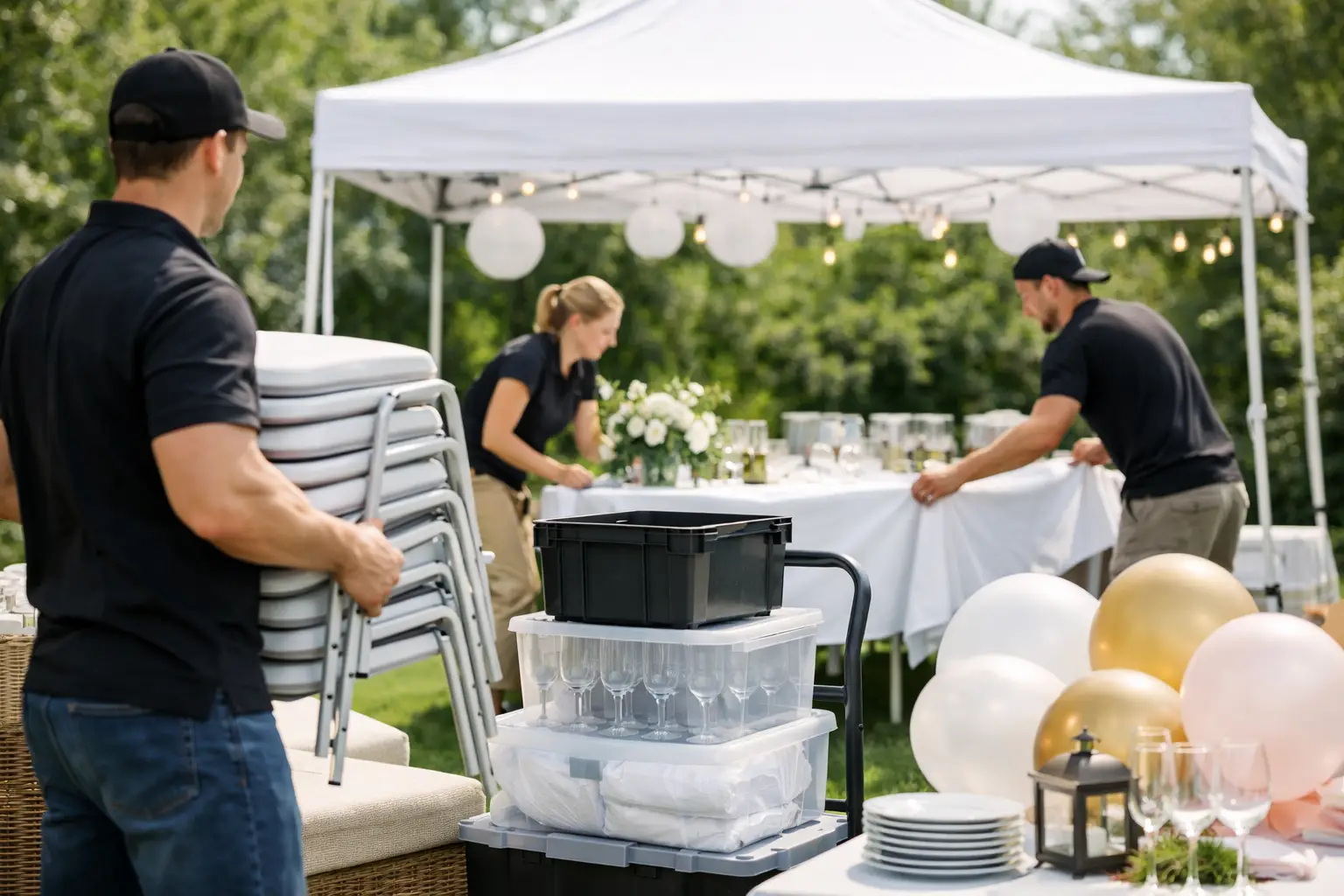 Event Delivery and Setup for a Stress-Free Party