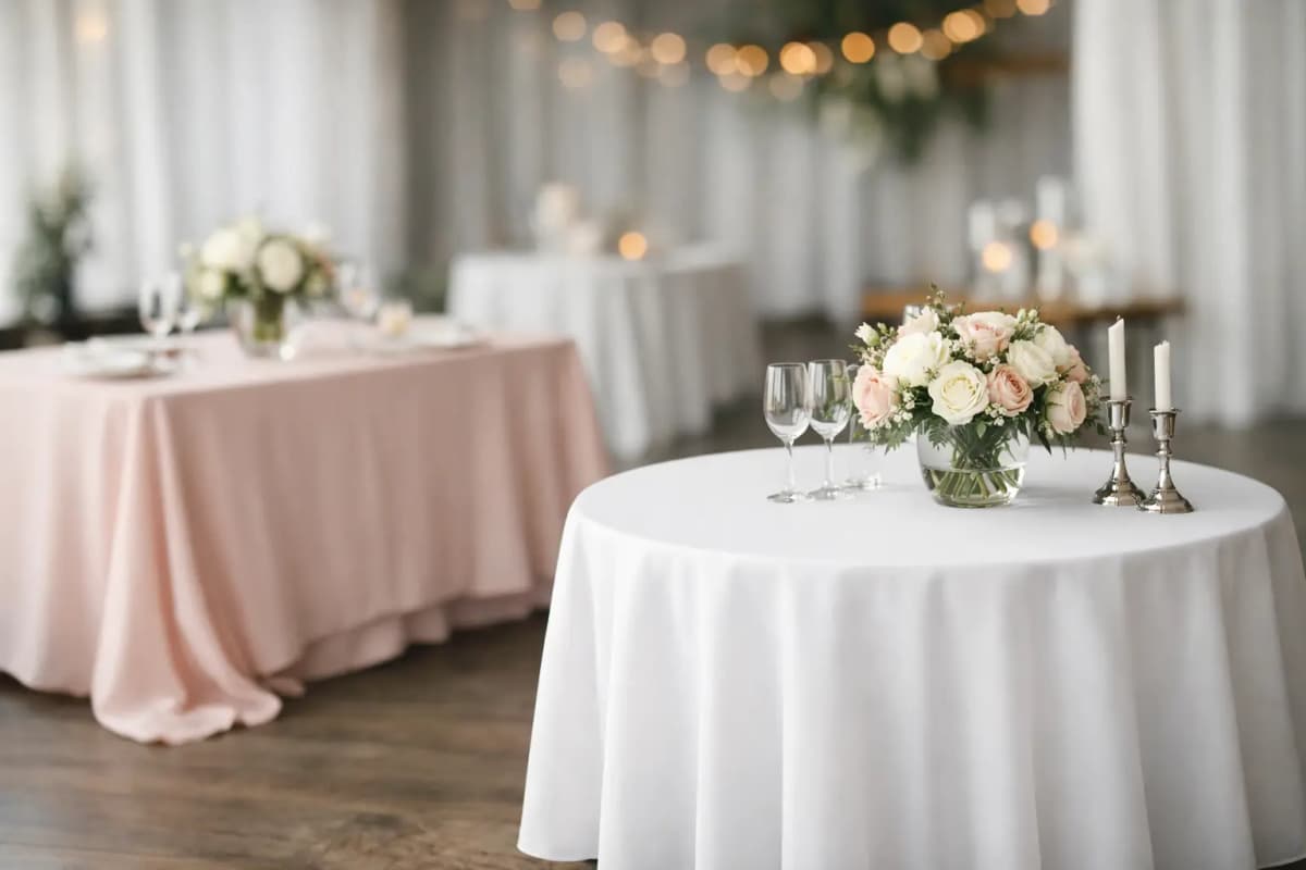 Event Table Linen Sizes for a Polished Setup