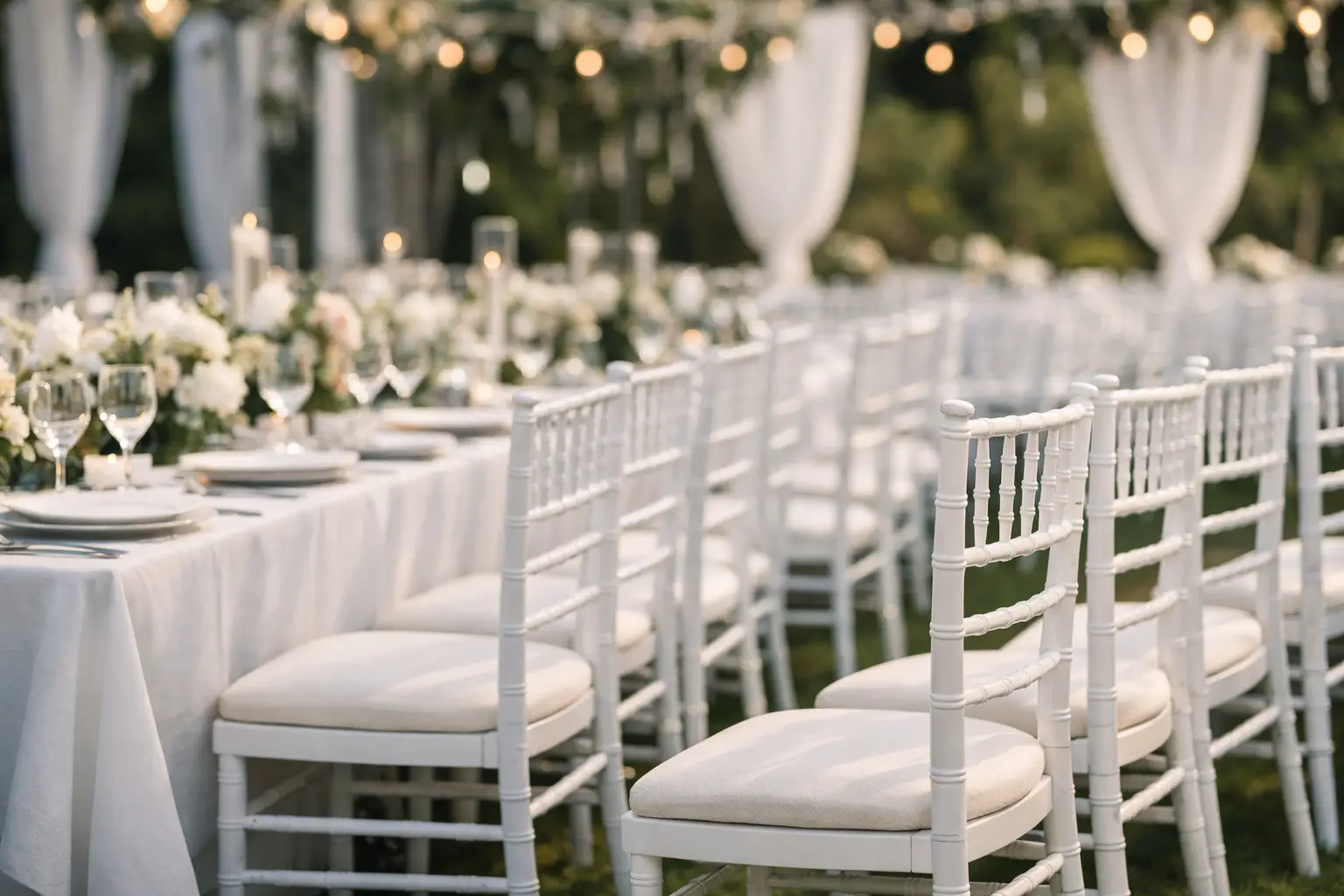 How Many Chairs for a Wedding Reception Do You Need?