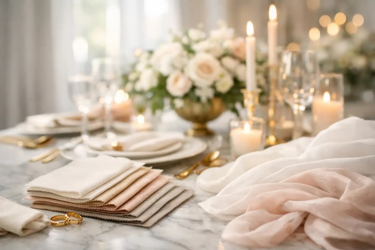 How to Select Wedding Linens for a Polished Day