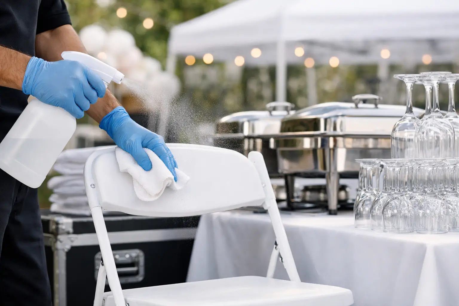 Sanitized Party Rental Equipment for Every Event