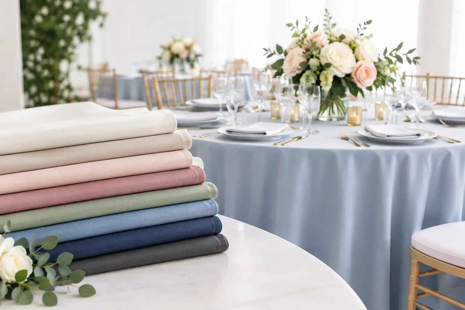 Wedding Linen Color Guide for a Polished Reception