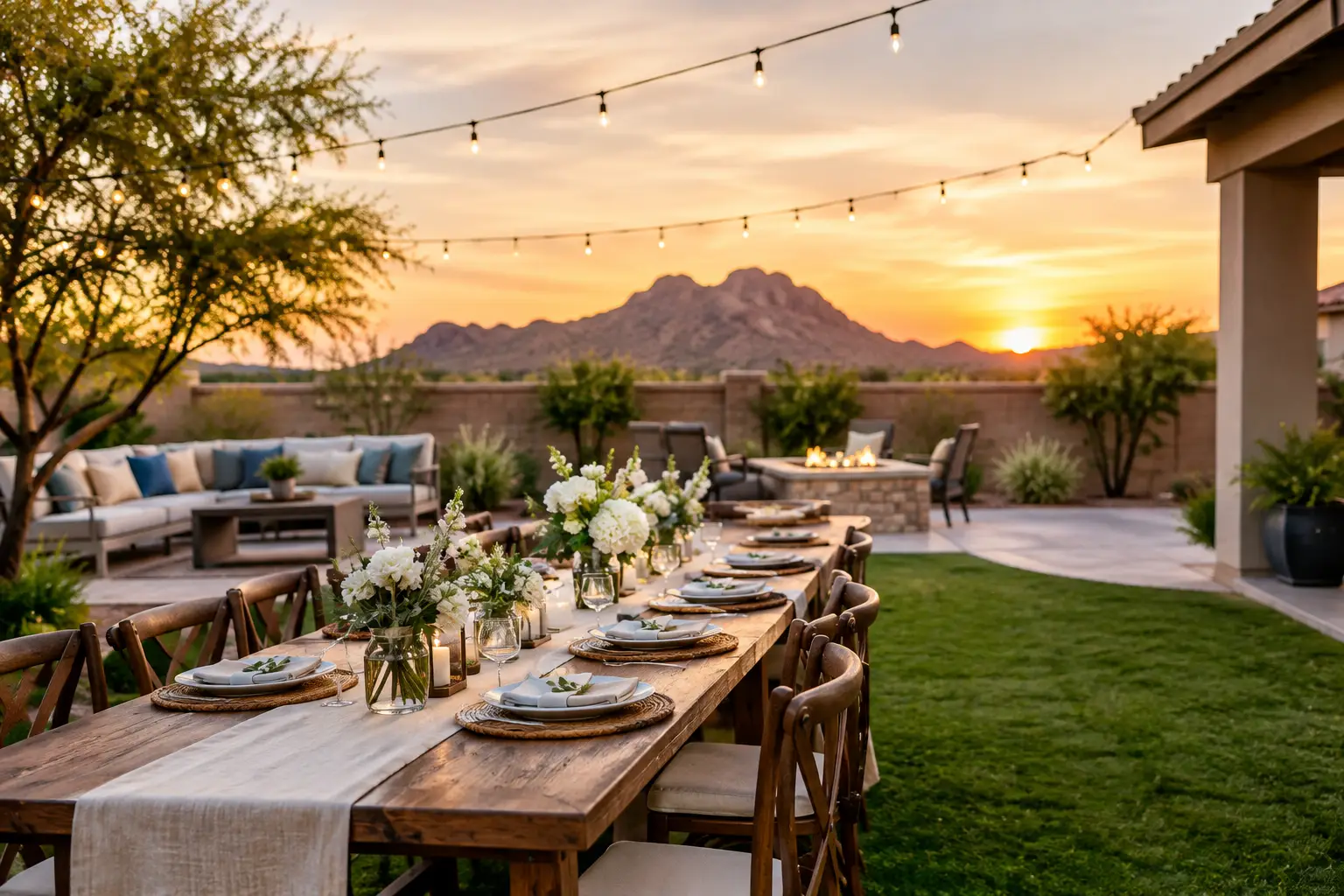 A Queen Creek Backyard Event Example That Works
