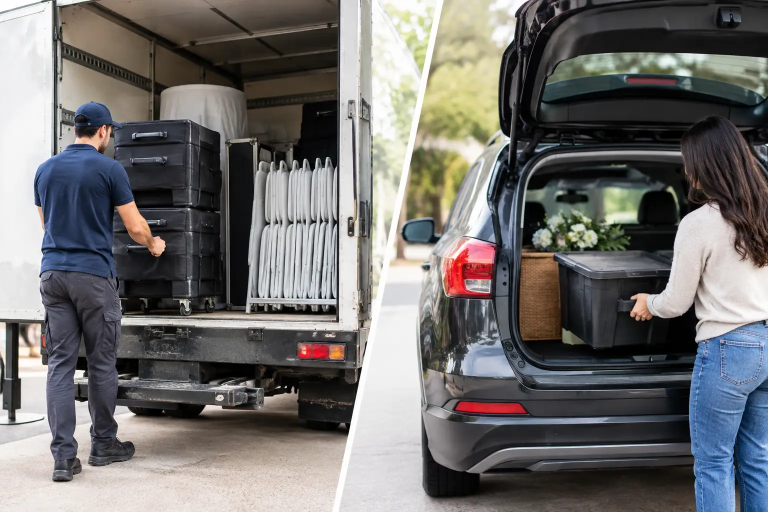 Delivery Versus Pickup Rentals for Your Event