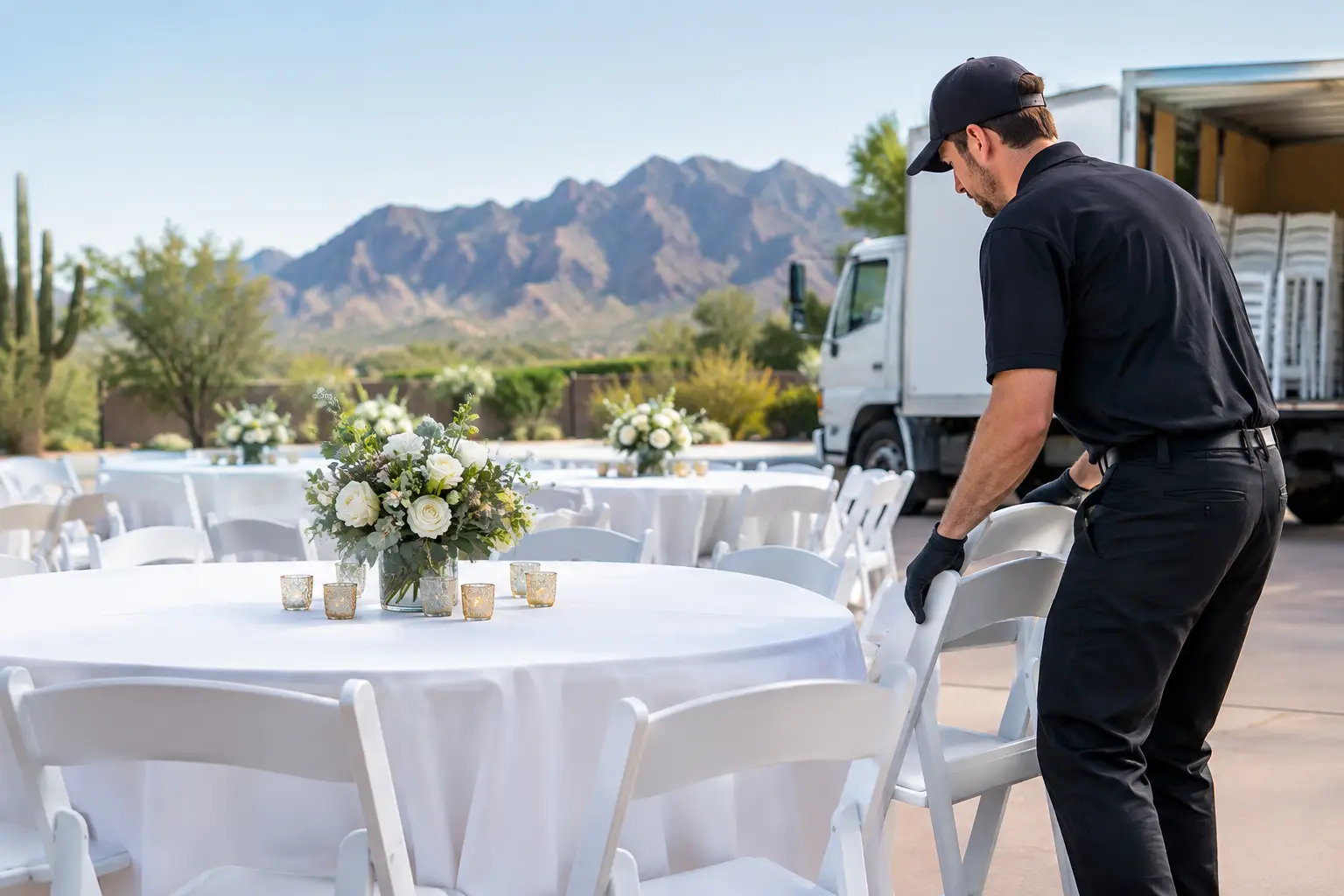Mesa Wedding Rental Delivery Made Simple